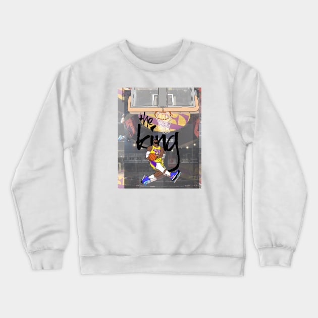 leborn james Crewneck Sweatshirt by atiatiaman